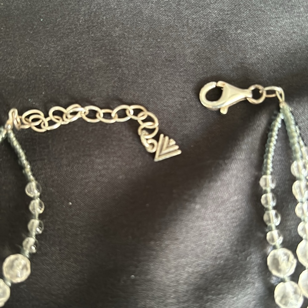 Silpada Clear and Pearl Necklace - Picture 5 of 5